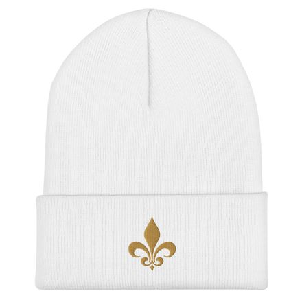 Cuffed Beanie, Fleur de Lys, 3o7u6f 