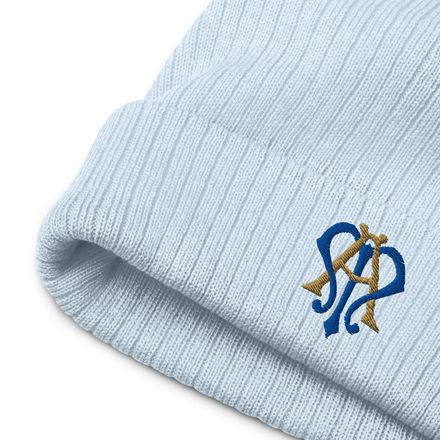 Ribbed Knit Beanie, Auspice Maria, Crest, rphg0v