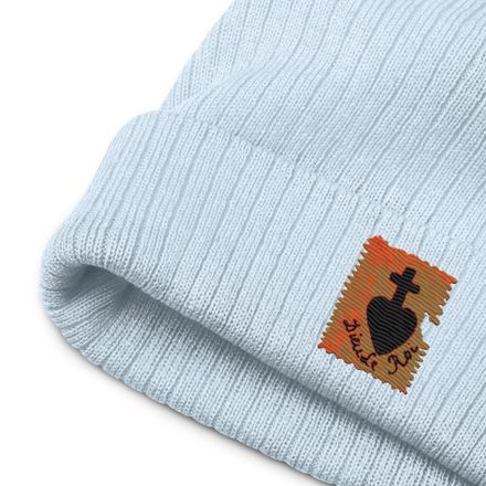 Ribbed Knit Beanie, Sacré Coeur, Dieu de Roi, Vendée Chouan, sqpbrl design