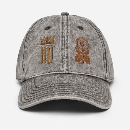 Vintage Cap, IHS with Crown And Monstrance Tree, hdch0f