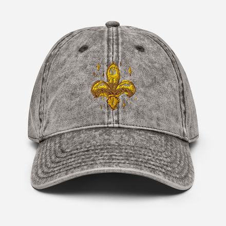 Vintage Cap, Fleur de Lys, juffrs 