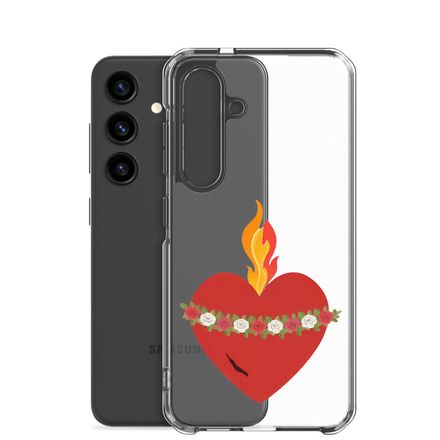 Clear Case for Samsung, Immaculate Heart Of Mary, ruzlxj design