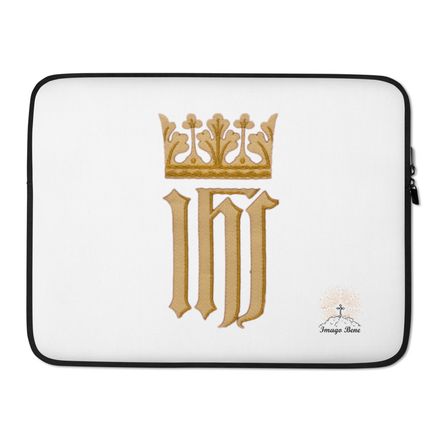 Laptop Sleeve, IHS with Crown, Golden Pattern, nlxdo1