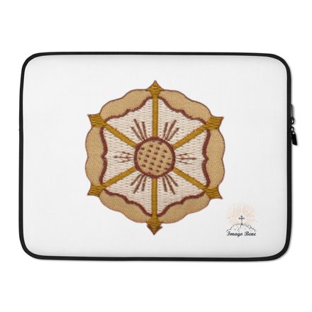 Laptop Sleeve, Monstrance with Golden Pattern, eneyoj