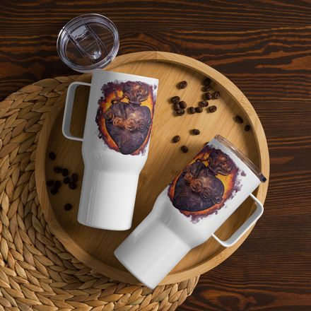 Travel Mug, Immaculate Heart Of Mary, vfh1tk design