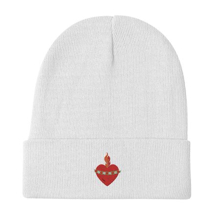 Knit Beanie, Immaculate Heart Of Mary, ruzlxj design