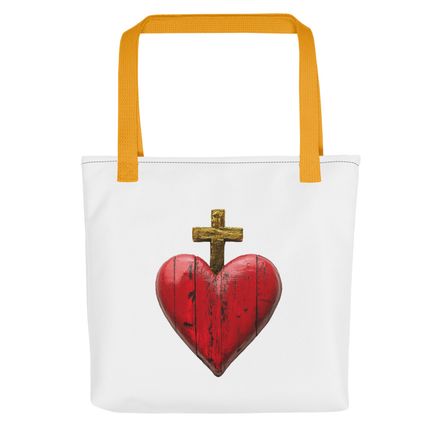 Tote Bag, Sacred Heart of Jesus, 9i93k9 design