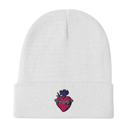 Knit Beanie, Immaculate Heart Of Mary, g6e1do design