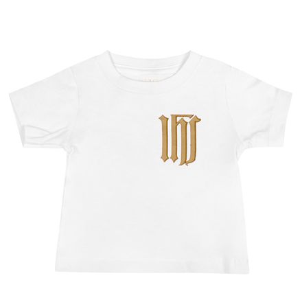 Baby Staple Tee, IHS, Golden Pattern, gedziz, left chest