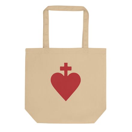 Eco Tote, Sacred Heart of Jesus, yjegla design