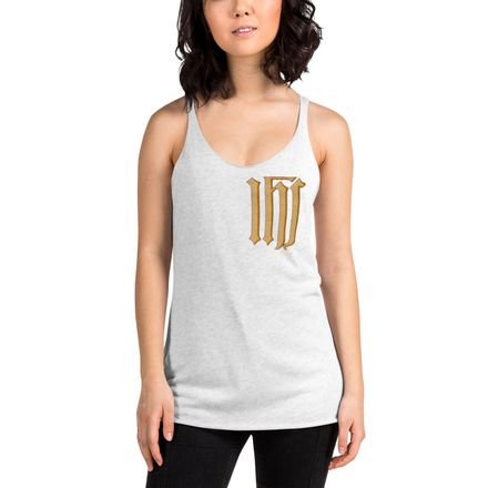 Women&#x27;s Tank Top, IHS, Golden Pattern, gedziz, left chest