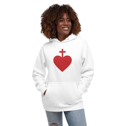 Unisex Premium Hoodie, Sacred Heart of Jesus, 7ugqf9 design