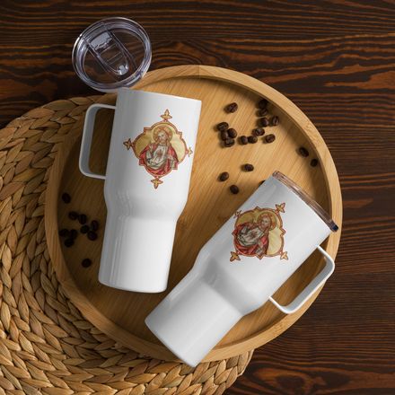 Travel Mug, Sacred Heart of Jesus, uyzh4h design 