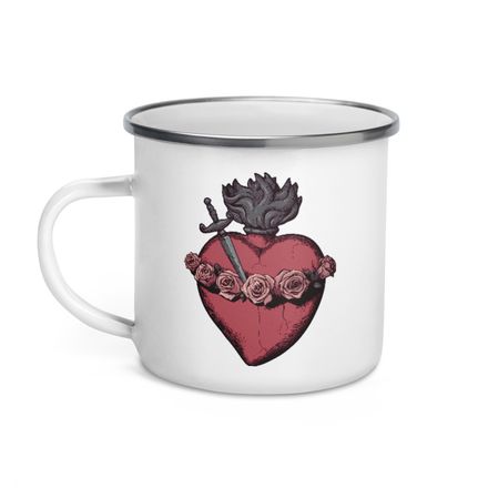Enamel Mug, Immaculate Heart Of Mary, g6e1do design