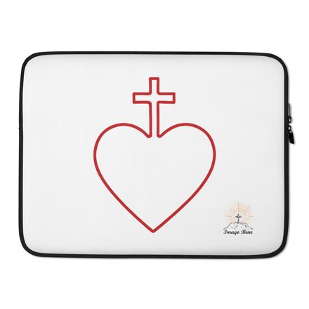 Laptop Sleeve, Sacred Heart of Jesus, 7ugqf9 hollow design