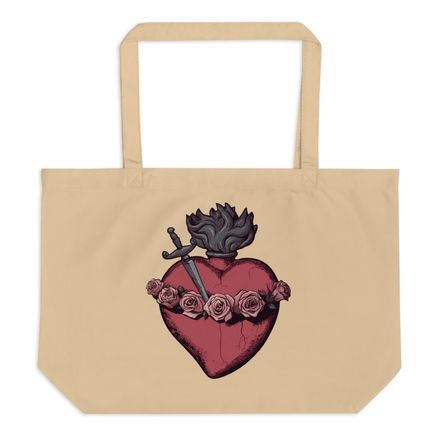 Large Eco Tote, Immaculate Heart Of Mary, g6e1do design
