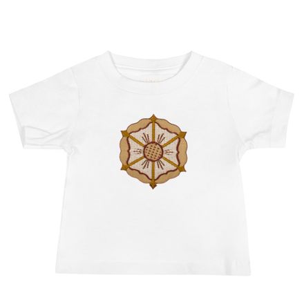 Baby Staple Tee, Monstrance with Golden Pattern, eneyoj