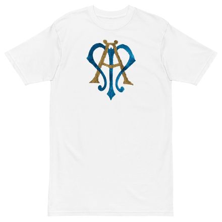 Men&#x27;s Premium Heavyweight Tee, Auspice Maria, Crest, rphg0v