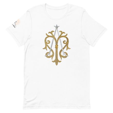 Unisex Staple T-Shirt, Auspice Maria, Crest, kgvlsx