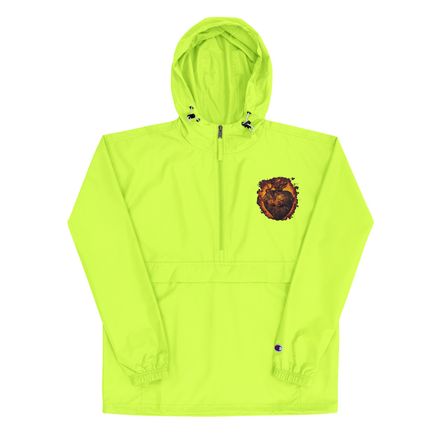 Embroidered Champion Packable Jacket,  Immaculate Heart Of Mary, vfh1tk design