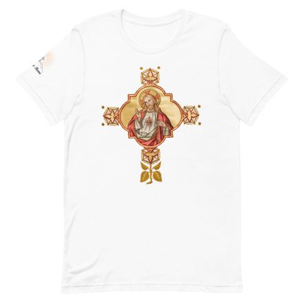 Unisex Staple T-Shirt, Sacred Heart of Jesus, iu2q2g design