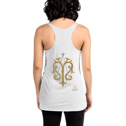 Women&#x27;s Tank Top, Auspice Maria, Crest, kgvlsx, large back