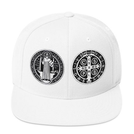 Classic Snapback, St. Benedict Medal, idjfae design