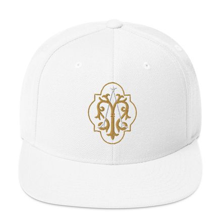 Classic Snapback, Auspice Maria, Crest with outer edge, kdegvj