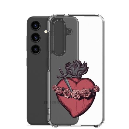 Clear Case for Samsung, Immaculate Heart Of Mary, g6e1do design