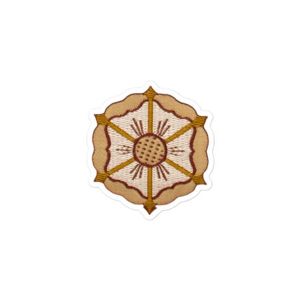 Sticker 3x3, Monstrance with Golden Pattern, eneyoj