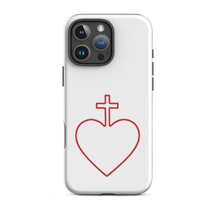 Tough Case for iPhone, Sacred Heart of Jesus, 7ugqf9 hollow design