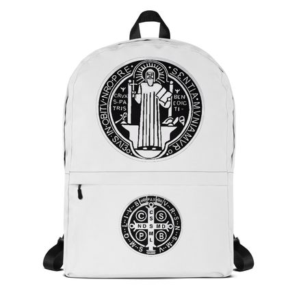 Backpack, St. Benedict Medal, idjfae design