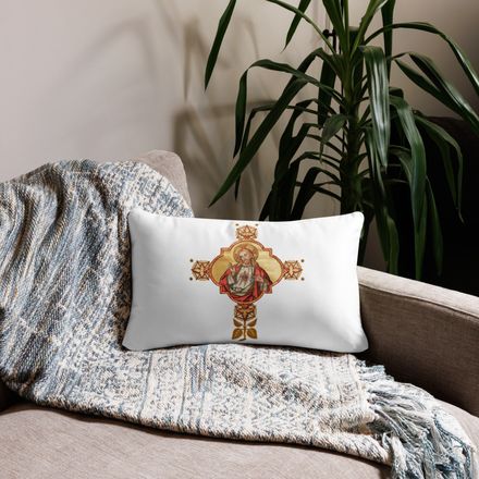 Pillow case 20x12, Sacred Heart of Jesus, iu2q2g design 