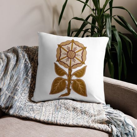Pillow case 22x22, Monstrance Tree with Golden Pattern, 7rmavy