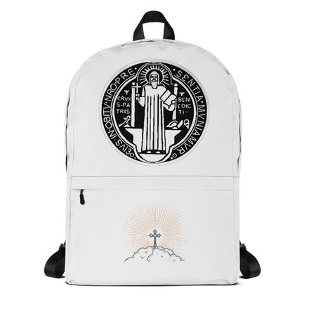Backpack, St. Benedict Medal, r3tcvk design