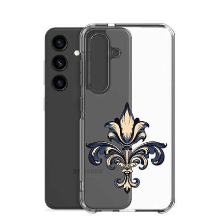 Clear Case for Samsung, Fleur de Lys, clffhc