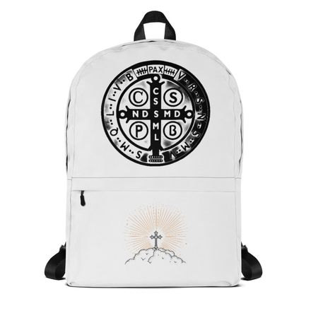Backpack, St. Benedict Medal, oih8m5 design
