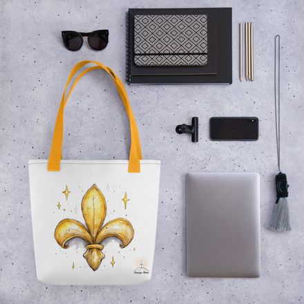 Tote Bag, Fleur de Lys, juffrs