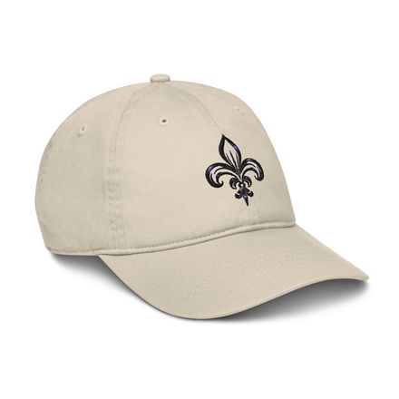 Organic Baseball Cap, Fleur de Lys, vnd7rr 