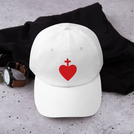 Classic Dad Hat, Sacred Heart of Jesus, 7ugqf9 design