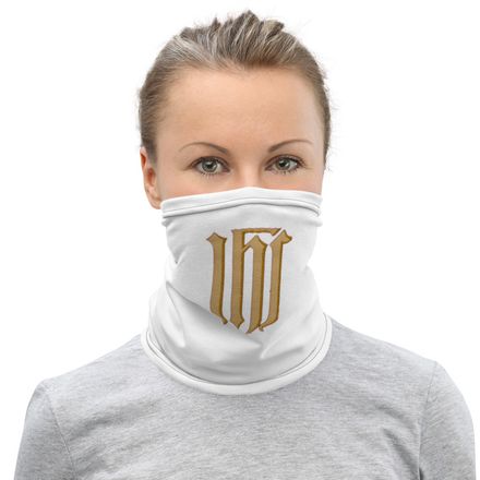 Neck Gaiter, IHS, Golden Pattern, gedziz, quarter-size