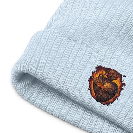 Ribbed Knit Beanie, Immaculate Heart Of Mary, vfh1tk design