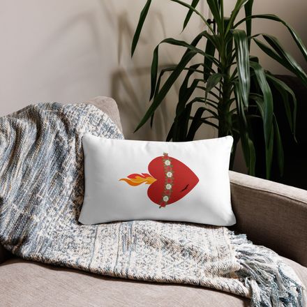 Pillow case 12x20, Immaculate Heart Of Mary, ruzlxj design