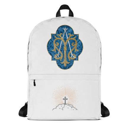 Backpack, Auspice Maria, Crest with rounded Cross, u3bkt0