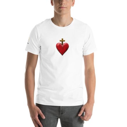 Unisex Staple T-Shirt, Sacred Heart of Jesus, 9i93k9 design