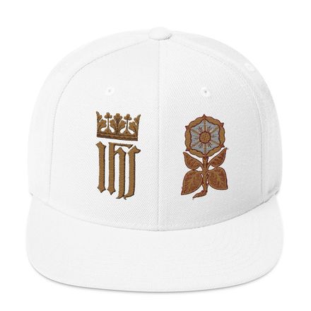 Classic Snapback, IHS with Crown And Monstrance Tree, hdch0f