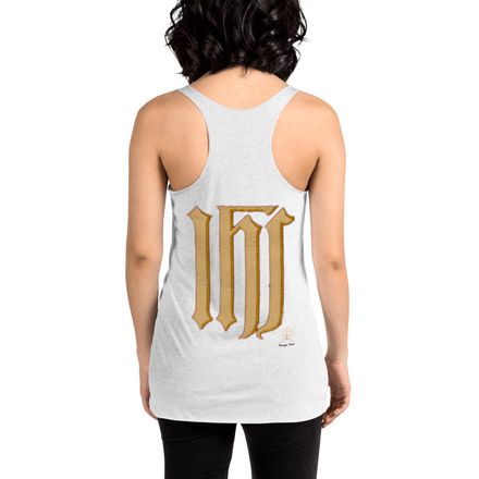 Women&#x27;s Tank Top, IHS, Golden Pattern, gedziz, large back