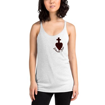 Women&#x27;s Tank Top, Sacré Coeur, Dieu de Roi, Vendée Chouan, obymh4 design