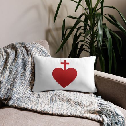 Pillow case 20x12, Sacred Heart of Jesus, 7ugqf9 design 