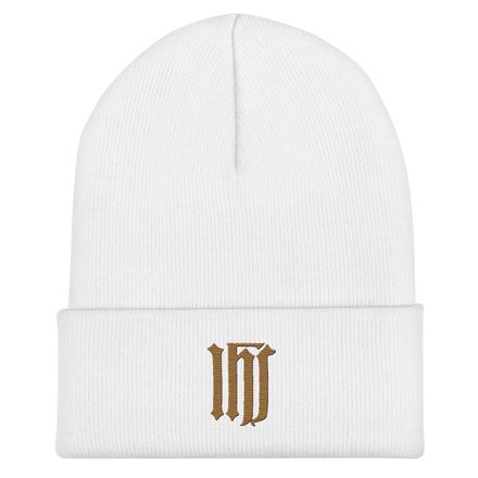 Cuffed Beanie, IHS, Golden Pattern, gedziz